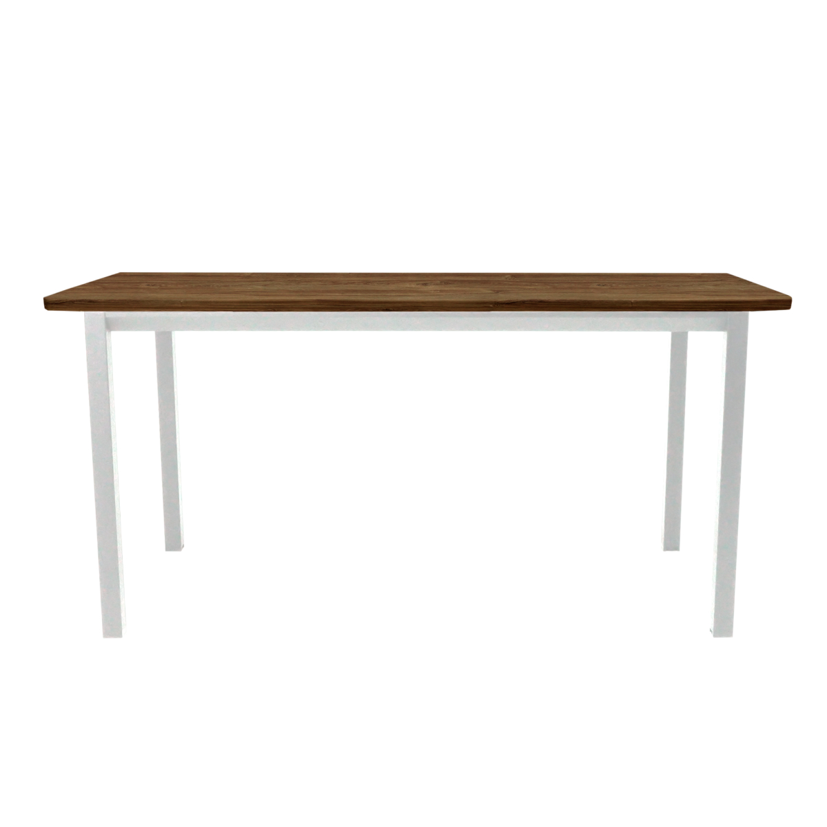 Стол офисный ST45 белый/ЛДСП коричневый дуб, 160x70