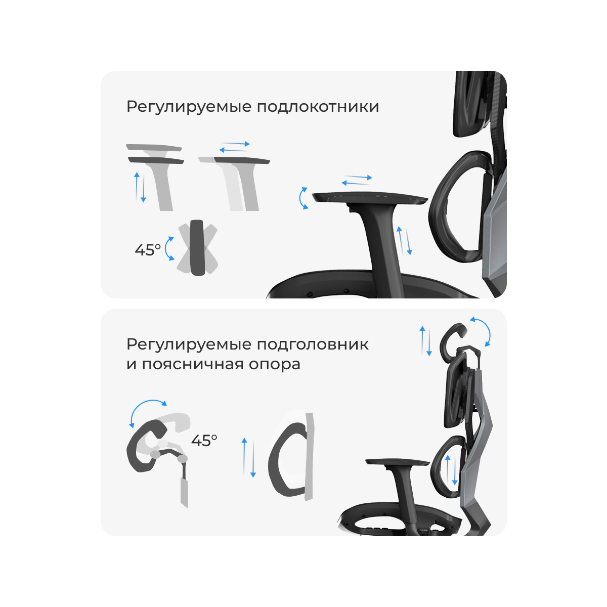 Кресло игровое XIAOQI X5C, черный