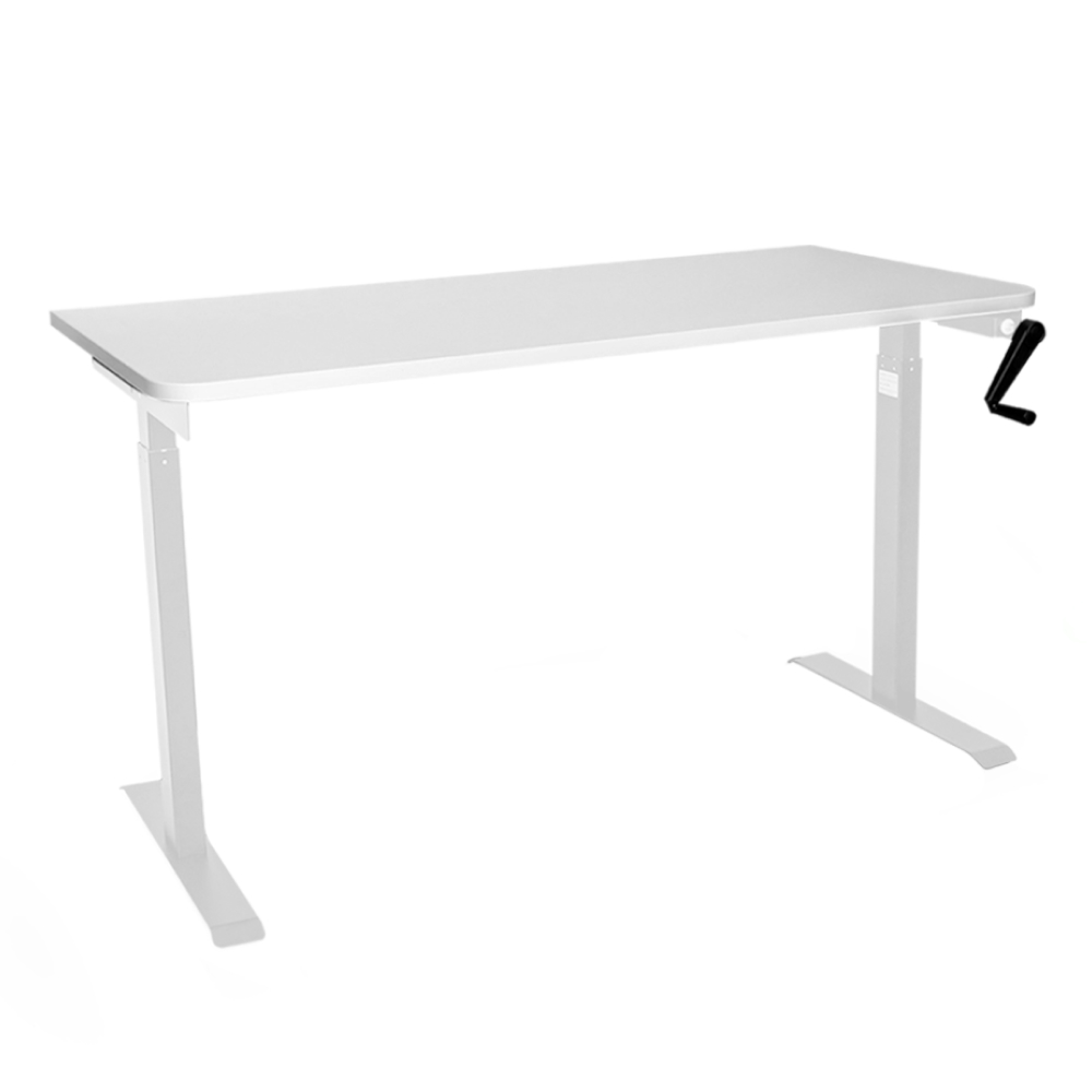 Стол с регулировкой высоты M1 белый/ЛДСП белый, 120x60