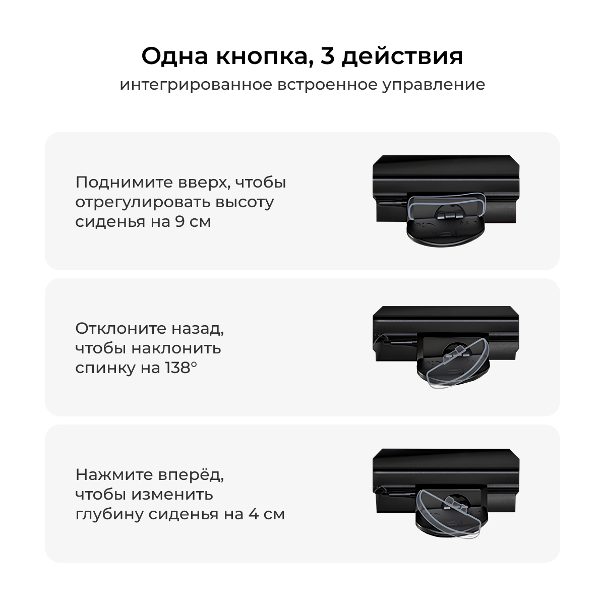 Кресло игровое LuxAlto X5 PRO-301 с подставкой для ног, Черное