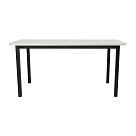 Столешница ЛДСП LuxAlto W1100 ST9, цвет белый альпийский, 1400*600*25 мм