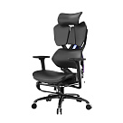 Кресло игровое XIAOQI X5S-F с подставкой для ног, чёрный