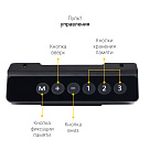 Стол с регулировкой высоты SR2 черный/ЛДСП черный, 120x70