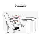 Стол с регулировкой высоты 4S2 белый/ЛДСП черный, 180x80