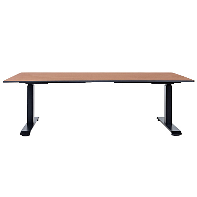 Стол с регулировкой высоты 2A3L LOW черный/HPL дуб, 120x80