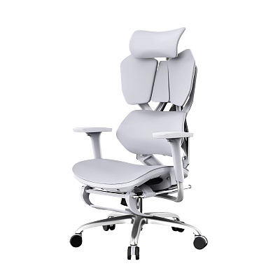 Кресло игровое XIAOQI X5S-F с подставкой для ног, серый