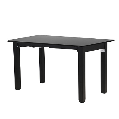 Стол с регулировкой высоты 4S2 черный/ЛДСП черный, 160x70