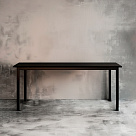 Стол офисный ST45 черный/ЛДСП черный, 180x80