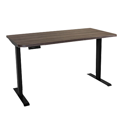 Стол с регулировкой высоты SR2 черный/дуб коричневый ЛДСП 160х70