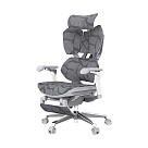 Кресло игровое LuxAlto X5 PRO-301 с подставкой для ног, Серое