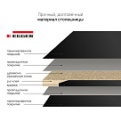 Столешница ЛДСП без скруглений LuxAlto U999 ST2, цвет чёрный, 1800*800*25 мм