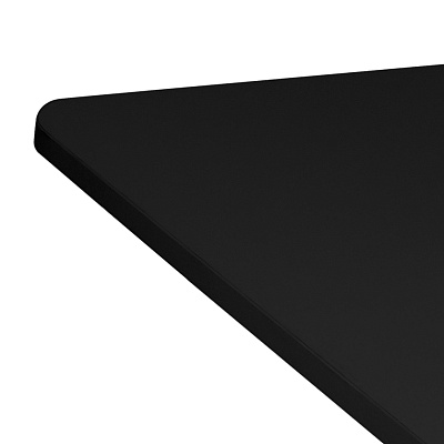 Столешница ЛДСП LuxAlto U999 ST2, цвет чёрный, 1600*700*25 мм