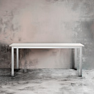 Стол офисный ST45 белый/ЛДСП белый, 160x70