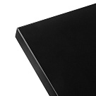 Столешница ЛДСП без скруглений LuxAlto U999 ST2, цвет чёрный, 1800*800*25 мм