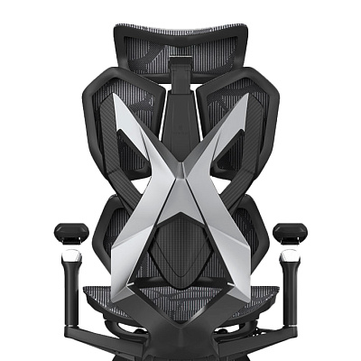 Кресло игровое LuxAlto X5 PRO-301 с подставкой для ног, Черное